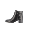 Bottine noir en cuir